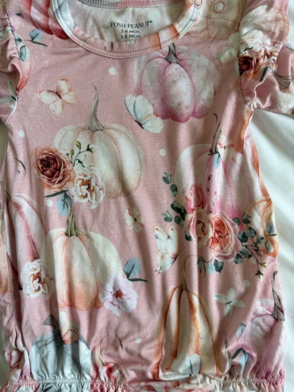 Posh Peanut Talena bubble romper baby girl size 3-6m